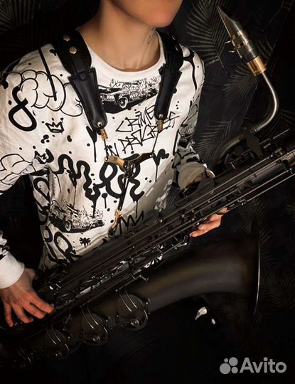 Наплечный гайтан для саксофона Sakesi PRO 3 + уход