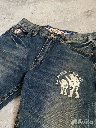 Джинсы A Bathing Aape оригинал