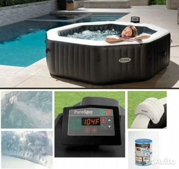 Спа бассейн 218*71 intex 28462