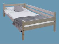 Кровать-софа односпальная из массива съемный борти