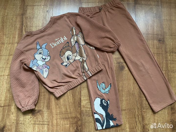 Костюм спортивный для девочки HM покетом