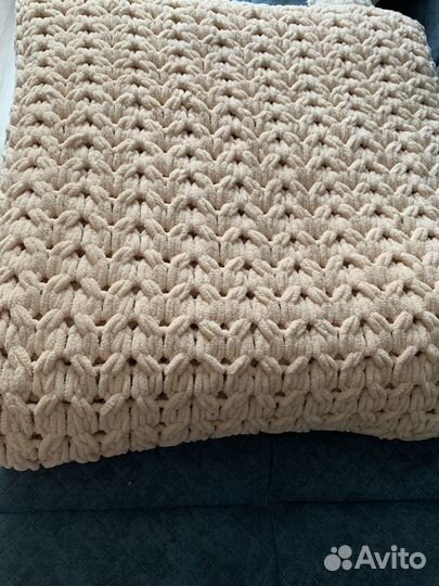 Плед вязаный