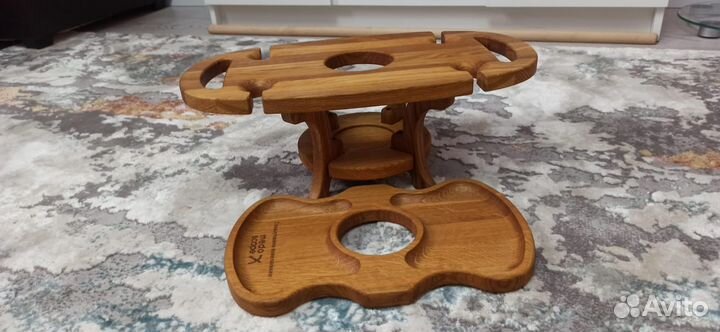 Подставка с блюдом для вина