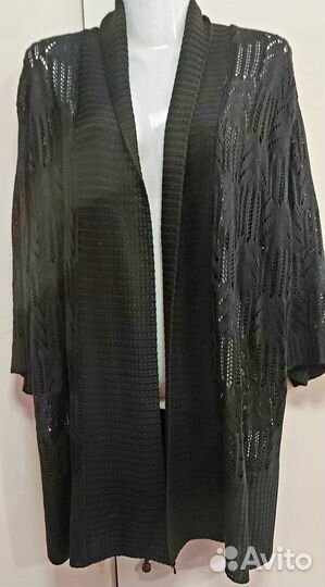 Кардиганы ажурные вязаные разные 50-56р и 56-58р