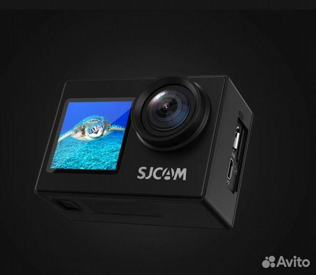 Экшн-камера с двойным экраном и чехлом от воды