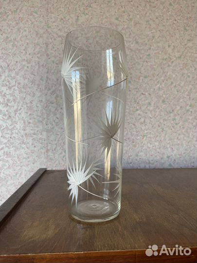 Ваза для цветов стекло, бу
