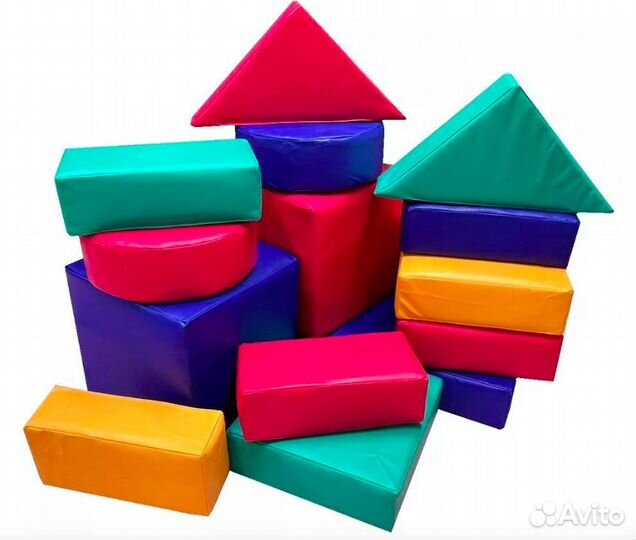 Мягкий строительный набор «Юный строитель» 14