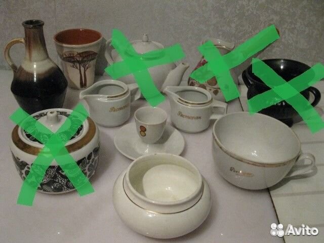 СССР Кружки Тарелки Чайник Кувшины Солонки