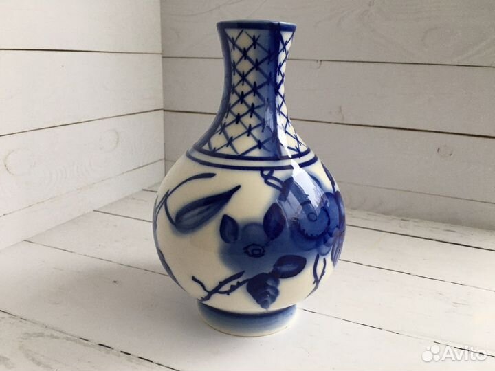 Кувшин Ваза Гжель Фарфор