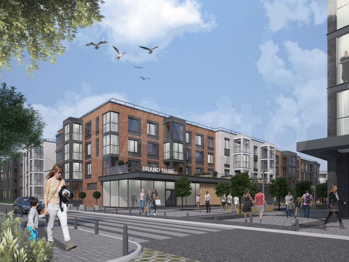 2-к. квартира, 67,9 м², 2/4 эт.