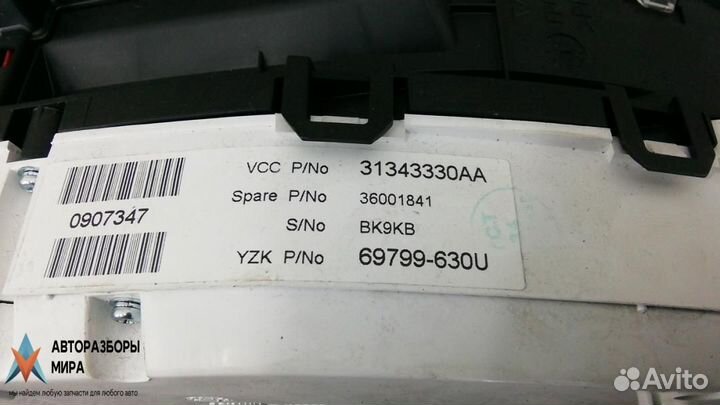 Щиток приборов (приборная панель) Volvo V60 2012