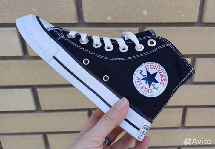 Кеды Converse All Star Mid (Black & White)