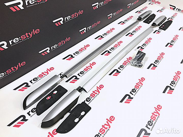 Рейлинги Toyota RAV4 (XA40) 12-19г Серебро