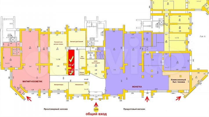 Торговая площадь, 6 м²