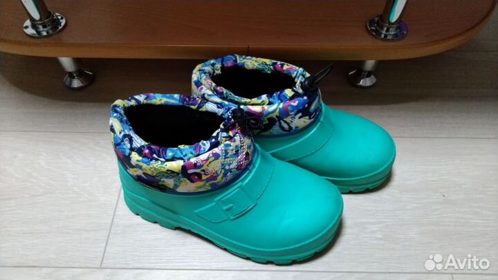 Галоши утепленные женские 38