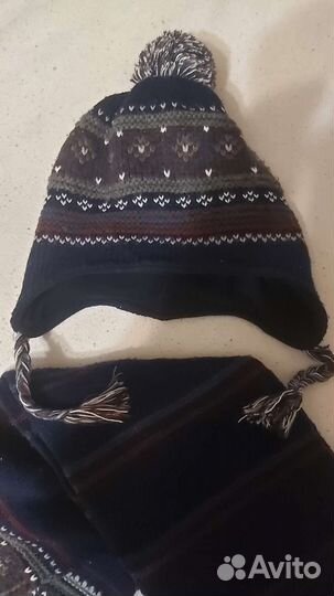 Набор шапка и шарф для мальчика