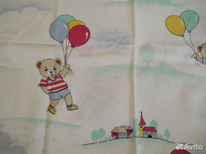 Детский комплект пастельного белья б/у
