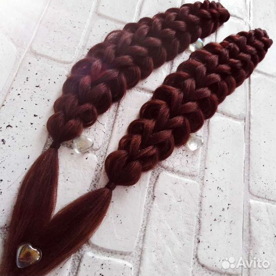 Афрорезинки и съемные косы из канекалона