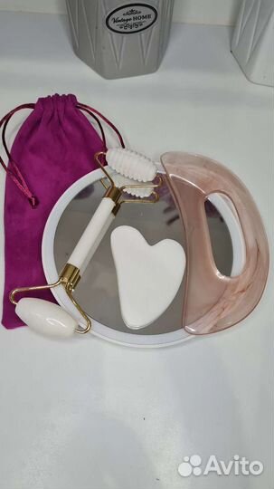 Новый Набор нефритовый для лица и тела