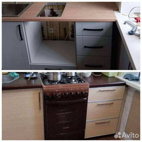 Замена фасадов и столешниц