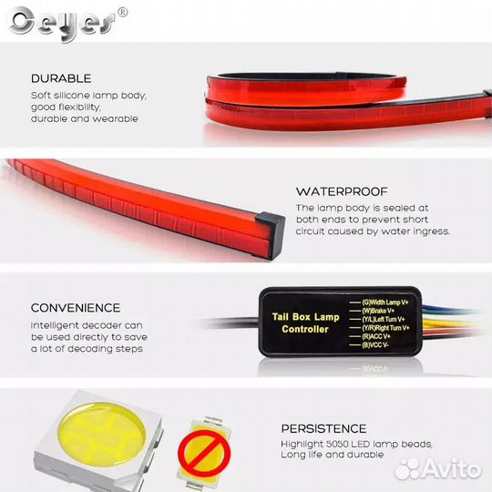 Светодиодная лента на заднее стекло