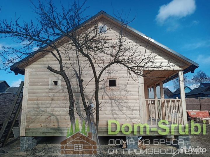 Чухлома. Хорошая надёжная Баня из бруса Б-35 (6х6)