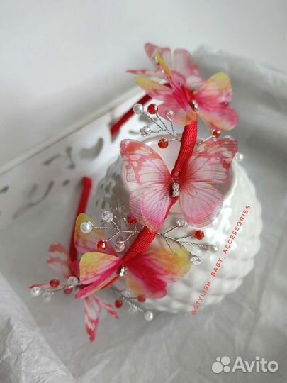 Ободок для волос ручной работы 