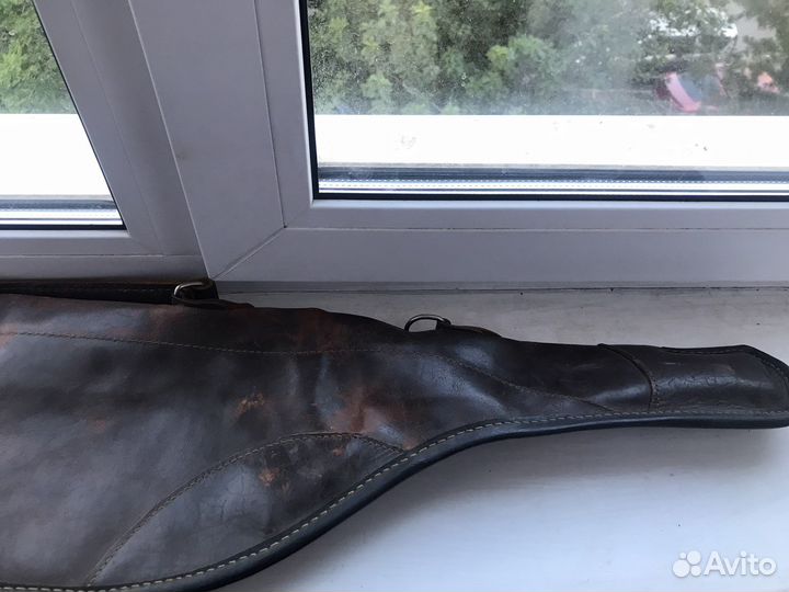 Чехол для ружья из нат.кожи