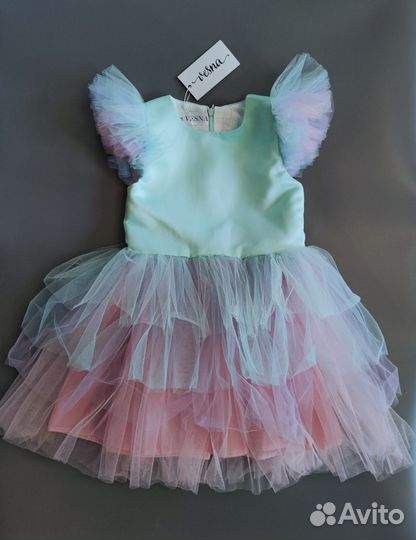 Платье новое LOL Единорожка, р.110-116