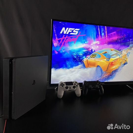 Sony playstation 4 slim +120игр