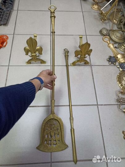 Набор для камина старинный