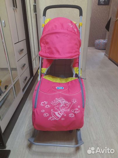 Коляска санки