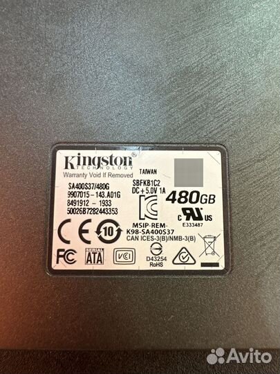 SSD kingston 480G
