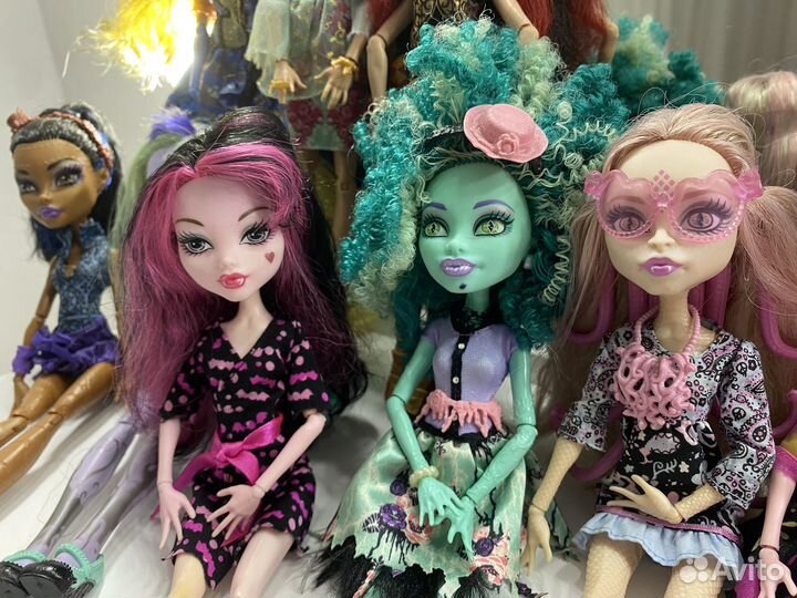 Куклы monster high / ever after high / novi stars