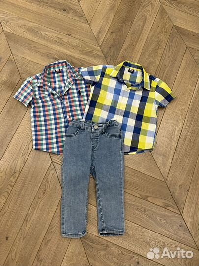 Одежда Polo Ralph lauren 86- 92 (рубашка, шорты)