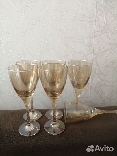 Набор бокалов для вина 6шт. новые