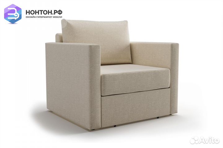 Кресло выкатное Берг светло-бежевое