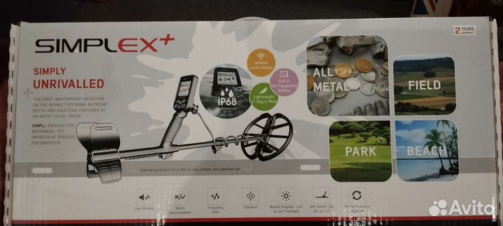 Металлоискатель nokta makro simplex plus бу