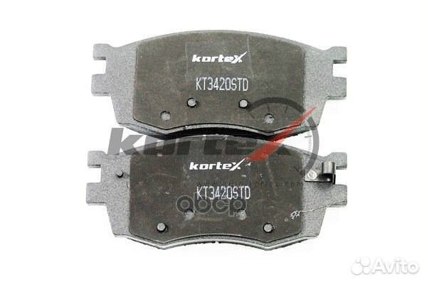 Колодки тормозные дисковые перед KT3420STD kortex