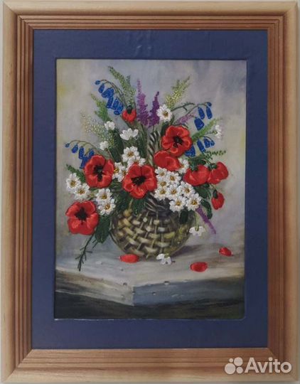 Вышивка лентами (картины)