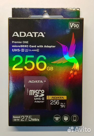 Карта памяти Adata 256 Gb (microsdxc SD4.0)