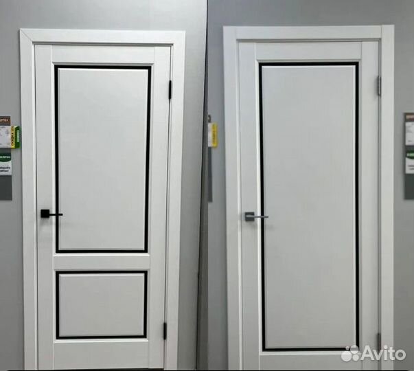 Двери межкомнатные -Парящая филёнка