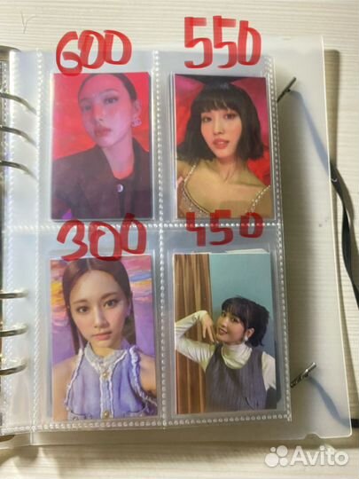 Официальные карты kpop twice, stray kids, txt