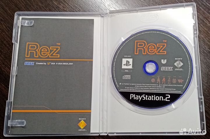 Лицензионная игра Rez на Play Station 2