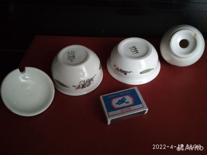 Набор для специй. 3шт. Конаково зик.1962г. СССР