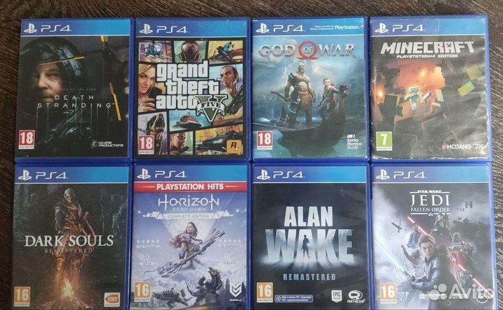 GTA5, Minecraft и др. Игры для PS 4