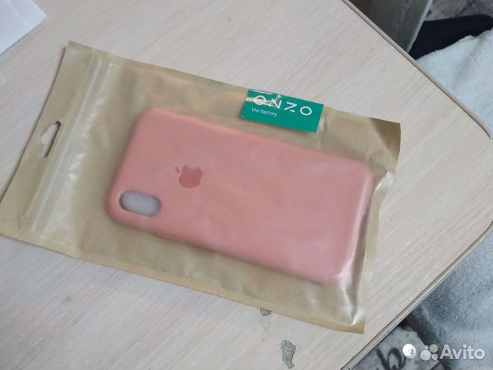 Чехол iPhone Xs Розовый