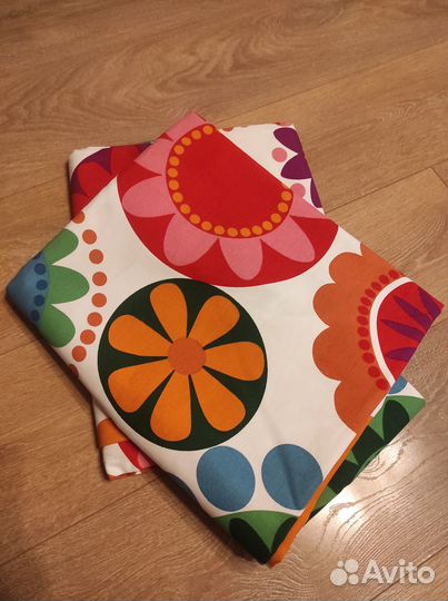 Шторы из ткани Икеа на люверсах. Новые