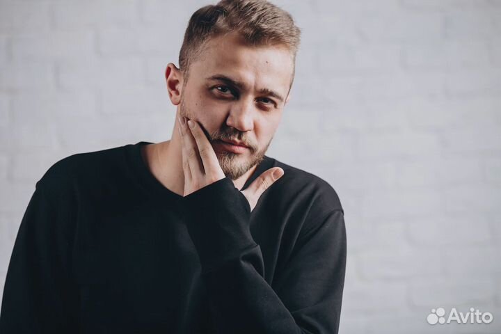 Костюм мужской со свитшотом и джоггерами