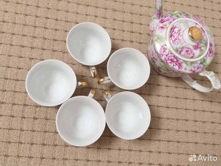 Кружки чайные чайник